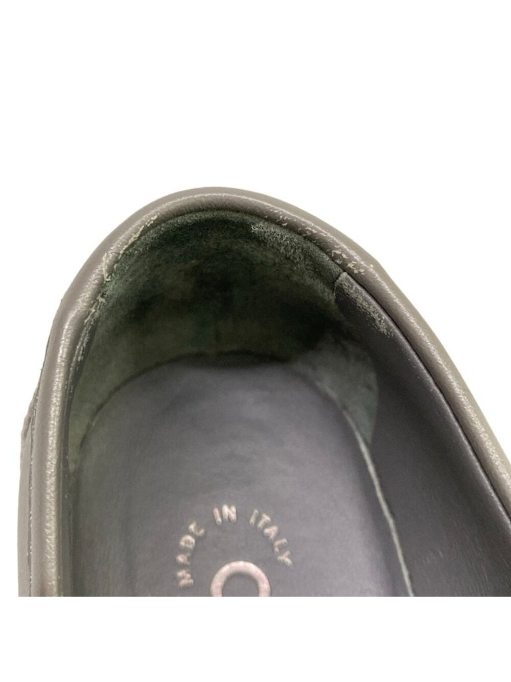 Chanel Loafers 37 C Gray Silver Turnlock Lambskin - Picture 12 of 14